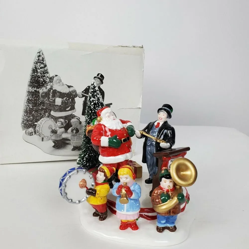 Dept 56 Snow Village 1997 Santa Comes to Town #54899‎ Retired Christmas